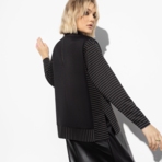 Туника Невероятное притяжение (блэк). Состав: 65% п/э, 30% вискоза, 5% спандекс