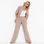 Брюки Оглушительный успех (капучино). Состав: 100% п/э