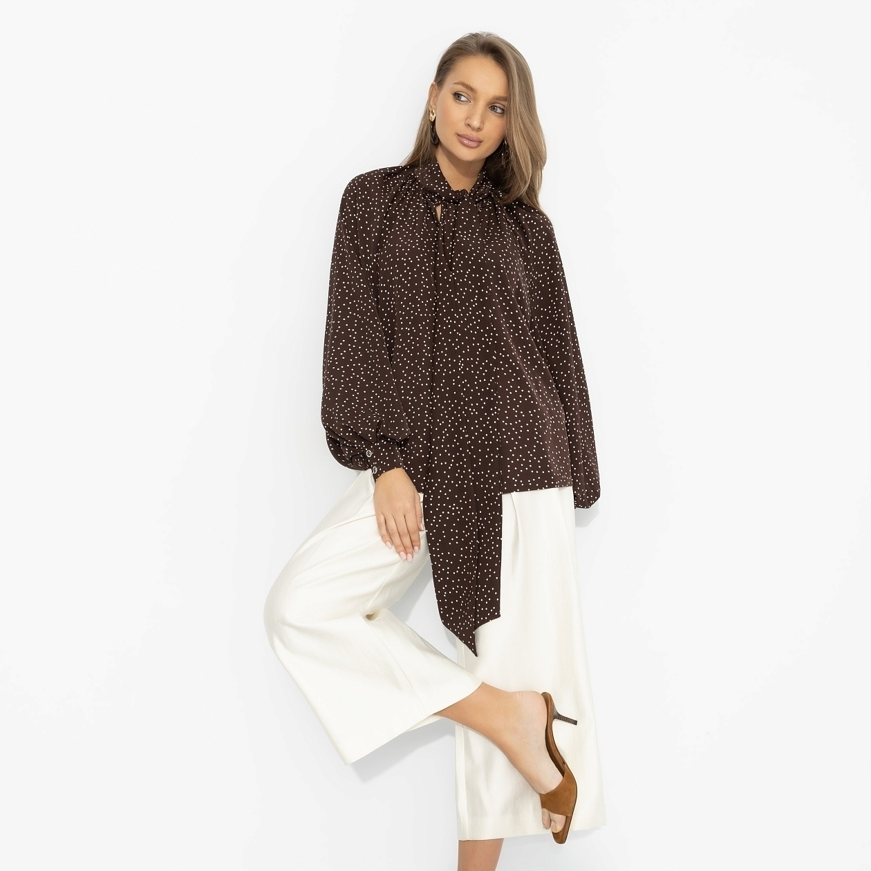 Блуза Привлекаю удачу (элегантная). Состав: 95% полиэстер, 5% эластан