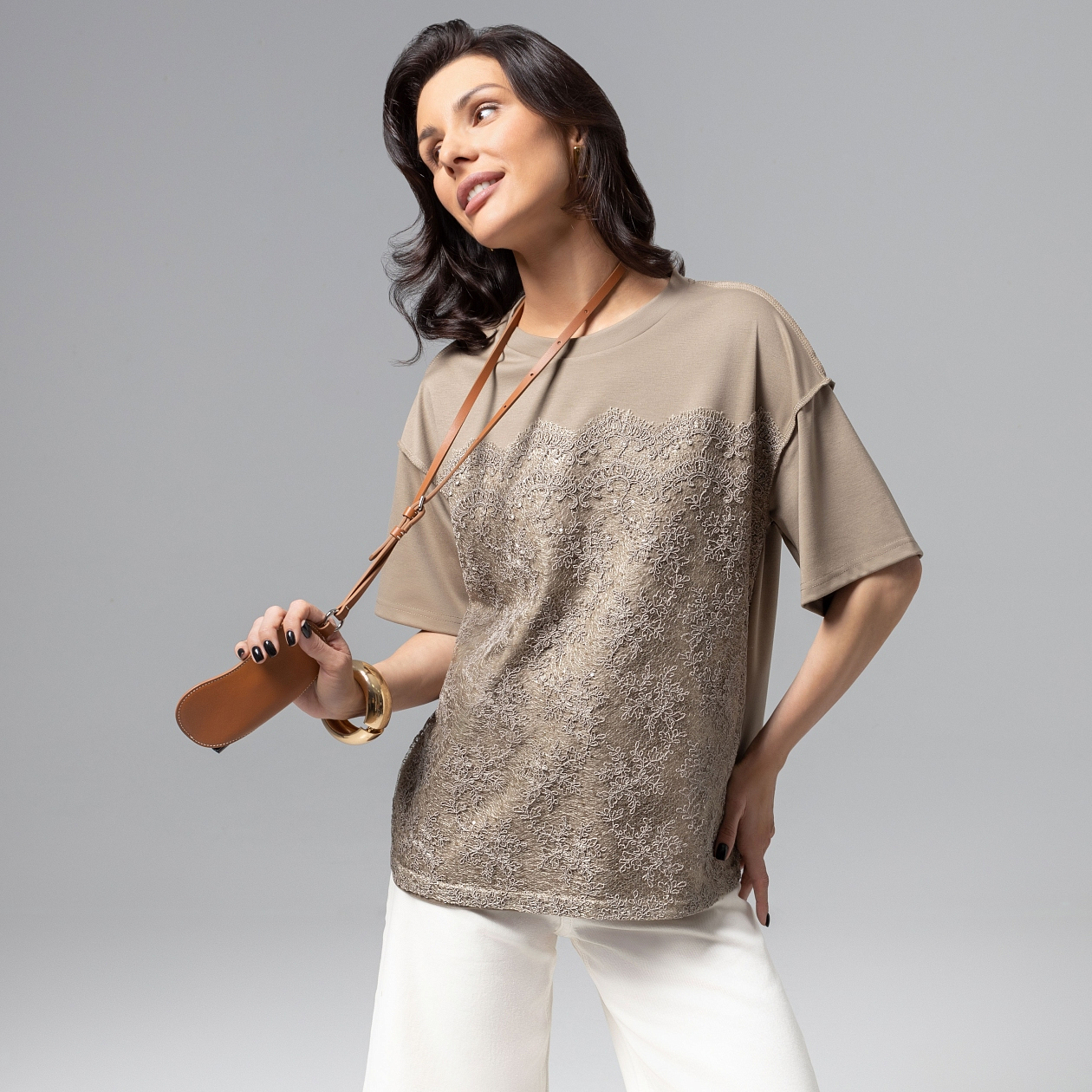 Футболка Умею удивлять. Состав: 65% п/э, 30% вискоза, 5% спандекс