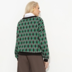 Весьма изящна (green). Состав: 60% полиэстер, 35% вискоза, 5% спандекс