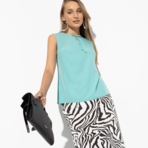 Блуза Легкое настроение (минт). Состав: 97% полиэстер, 3% спандекс