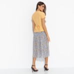 Костюм с юбкой Любовь вне правил (2 в 1, желтый). Состав: 98% п/э, 2% спандекс