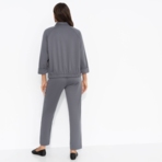 Брючный костюм Идеально с кроссовками (2 в 1, серый). Состав: 65% п/э, 30% вискоза, 5% спандекс