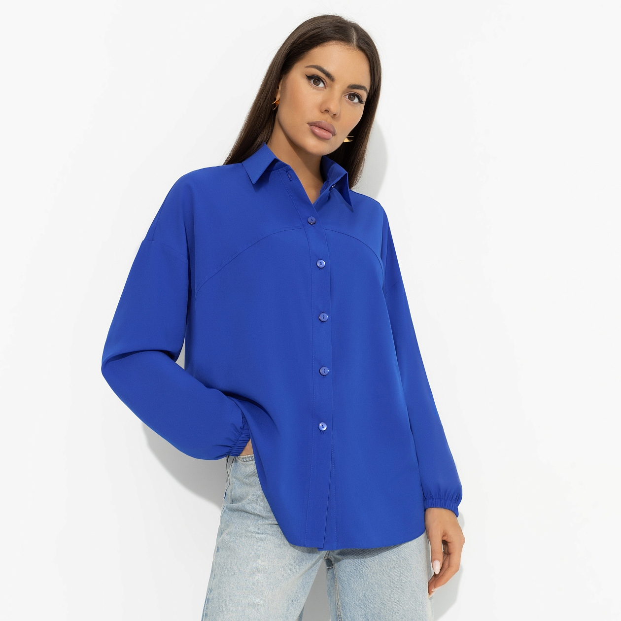 Блуза Когда мода – это ты. Состав: 95% полиэстер, 5% эластан