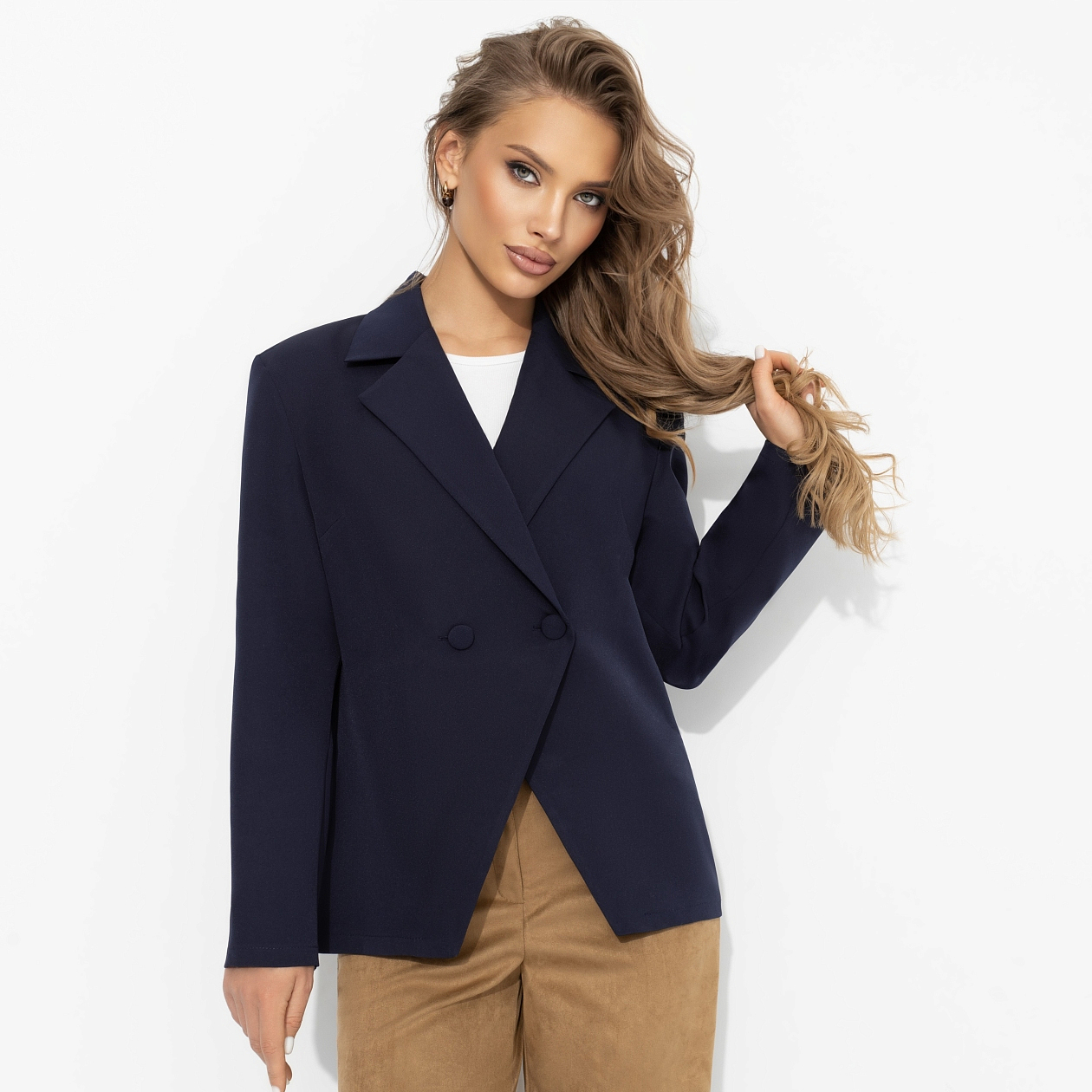 Жакет О чувствах по делу. Состав: 95% п/э, 5% эластан