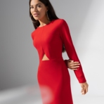 Платье Королева бала (red). Состав: 95% п/э, 5% эластан