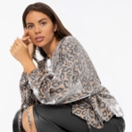 Жакет Вершина восхищения (леопард). Состав: 100% полиэстер