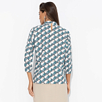 Блуза Вихрь комплиментов. Состав: 65% п/э, 30% вискоза, 5% эластан