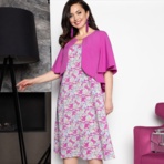 Платье На пике популярности (фуксия). Состав: 95% п/э, 5% спандекс