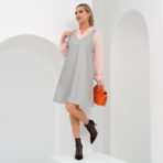 Сарафан Просто космос (серебро). Состав: 55% п/у волокно, 45% полиэстер