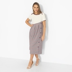 Платье Архитектура стиля (классика моды). Состав: 65% п/э, 30% вискоза, 5% спандекс