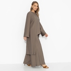 Легко и смело (хаки). Состав: 75% вискоза, 25% нейлон