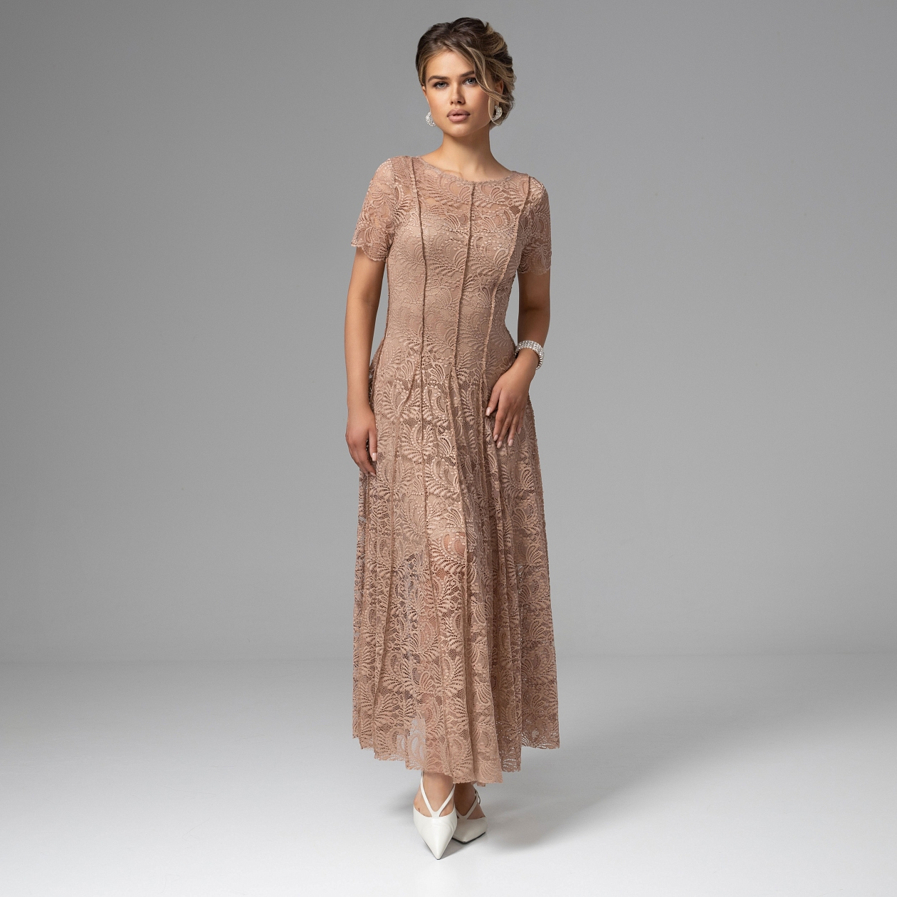 Платье Сфотай меня немедленно (тихая роскошь). Состав: 98% п/э, 2% спандекс