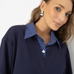 Блуза Легенда в кадре. Состав: 95% п/э, 5% эластан