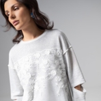 Лонгслив Образ решает (grey). Состав: 50% хлопок, 45% п/э, 5% спандекс