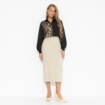 Лабиринт обещаний (леопард). Состав: 65% п/э, 30% вискоза, 5% эластан