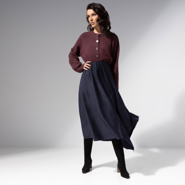 Юбка Грация рассвета (синяя) 