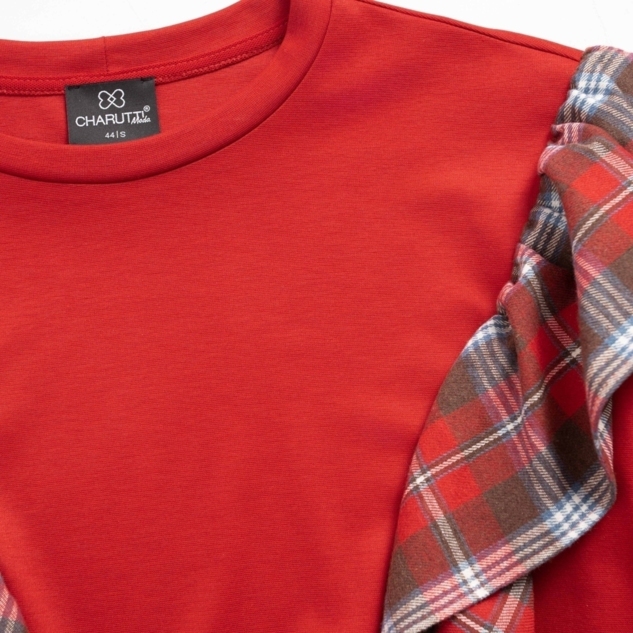 Лонгслив Гардеробная магия (красный) 