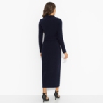 Платье Принимаю вызов (синее). Состав: 95% п/э, 5% спандекс