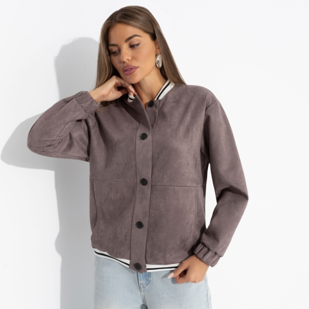 Бомбер Любуйся мной (коричневый) 