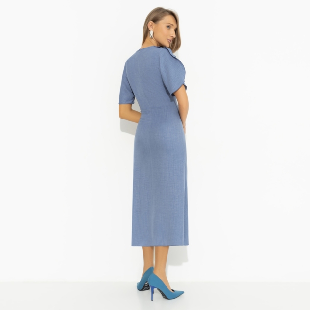 Платье Прямое попадание (голубое)