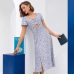 Платье Легендарная модель (летние ноты). Состав: 65% полиэстер, 30% вискоза, 5% эластан