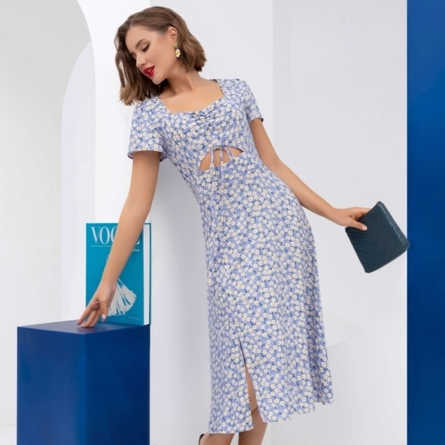 Платье Легендарная модель (летние ноты) 