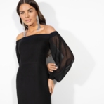 Платье-футляр Слишком роскошно (new). Состав: 67% полиэстер, 30% вискоза, 3% спандекс