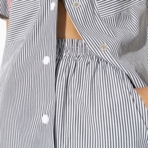 Брючный костюм Раскрываю таланты (2 в 1, с поясом). Состав: 50% хлопок, 50% полиэстер