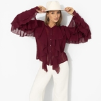 Блуза Прикосновение мечты. Состав: 95% полиэстер, 5% эластан