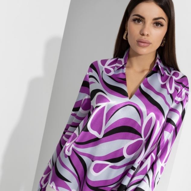 Блуза Личные границы (violet rose) 