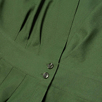 Платье Секреты утонченности (травяное). Состав: 40% полиэстер, 27% вискоза, 23% лён, 10% хлопок