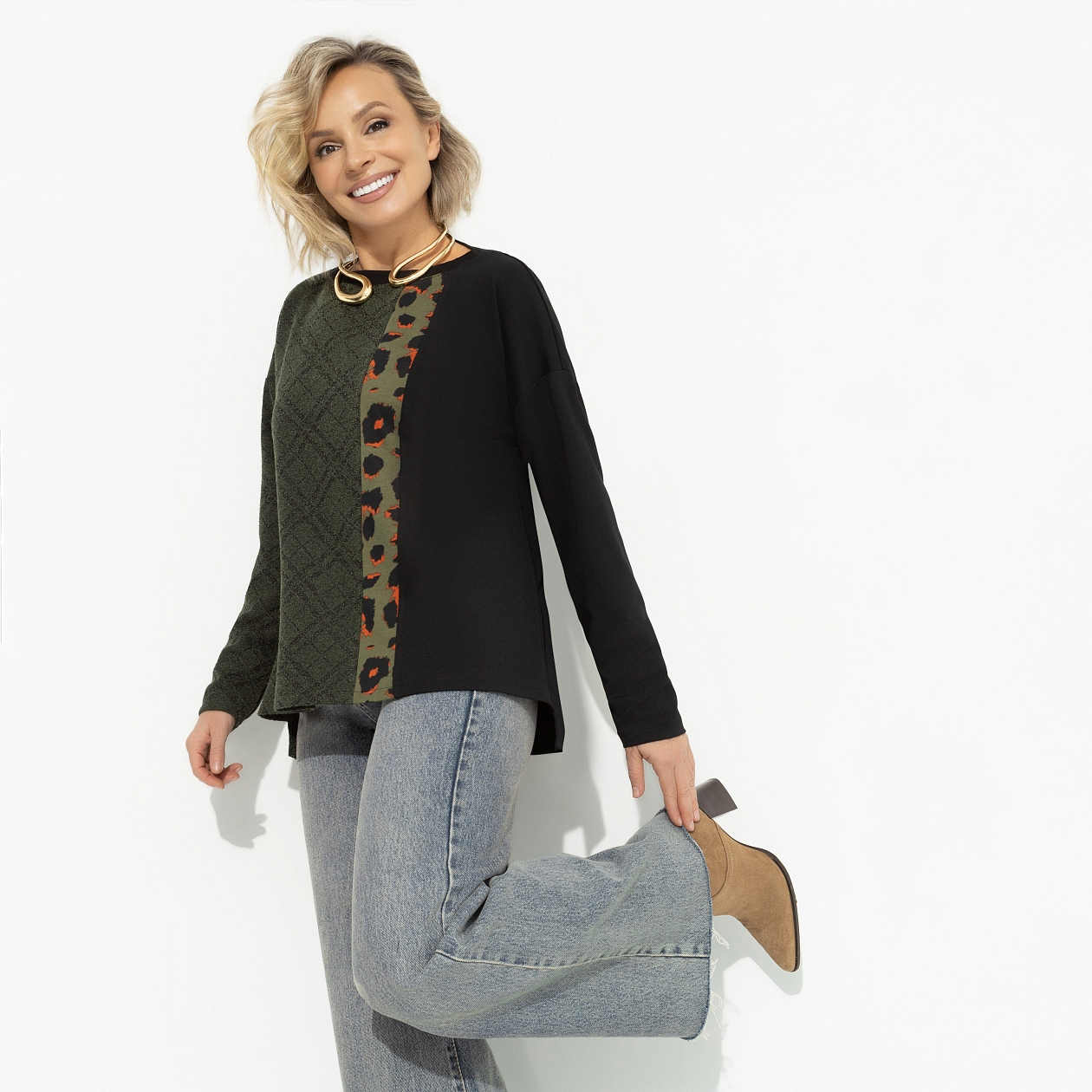 Туника Берег благополучия (new). Состав: 50% вискоза, 25% нейлон, 20% п/э, 5% спандекс