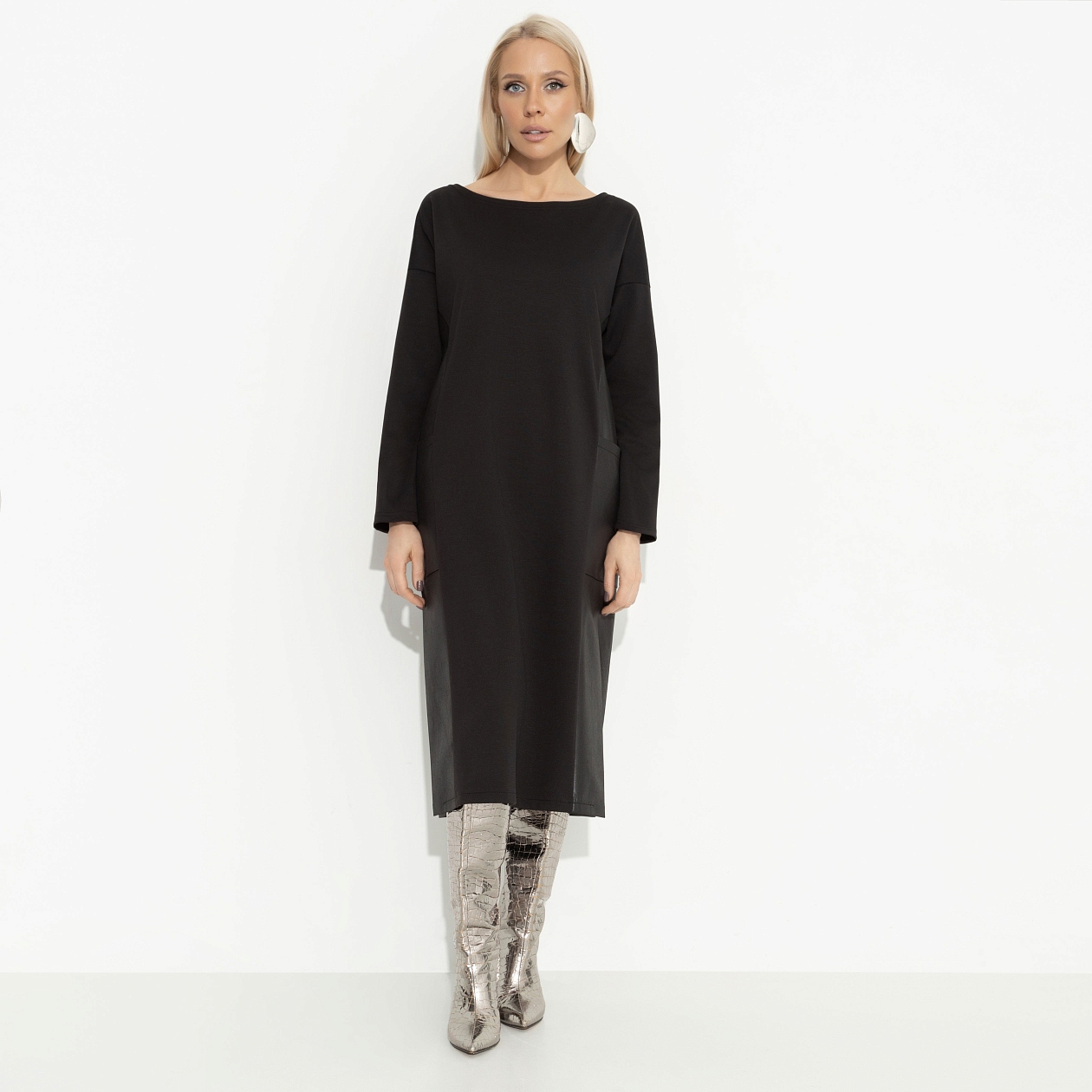 Платье Доказательство успеха. Состав: 60% вискоза, 35% нейлон, 5% эластан