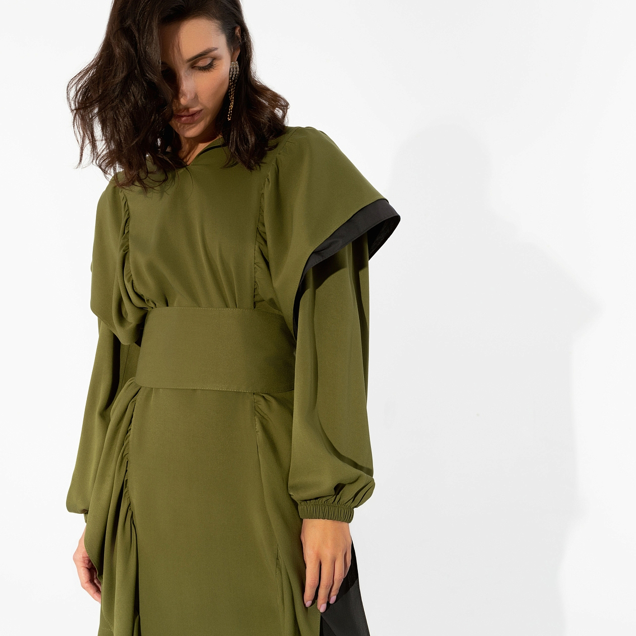 Платье Зависть подружки (fantastic, с поясом). Состав: 100 % вискоза