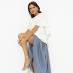 Блуза Лёгкая драма. Состав: 95% полиэстер, 5% эластан