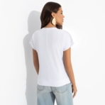 Футболка Красота без фильтров. Состав: 65% п/э, 30% вискоза, 5% спандекс