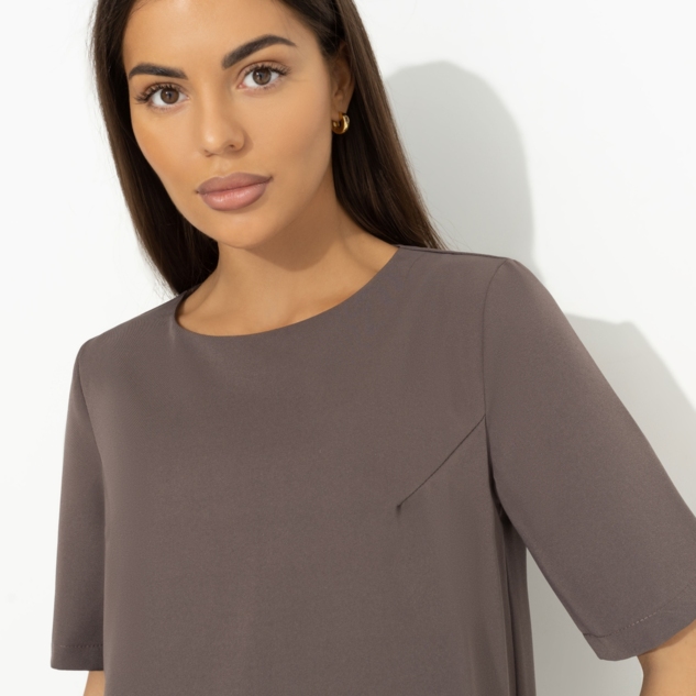 Платье Виртуальные будни (brown) 