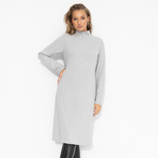 Платье Неотразимый лук (серое) 