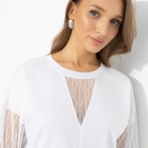 Футболка Нет компромиссам (белая). Состав: 65% п/э, 30% вискоза, 5% стрейч