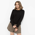 Лонгслив Громкий тренд (оникс). Состав: 95% хлопок, 5% лайкра