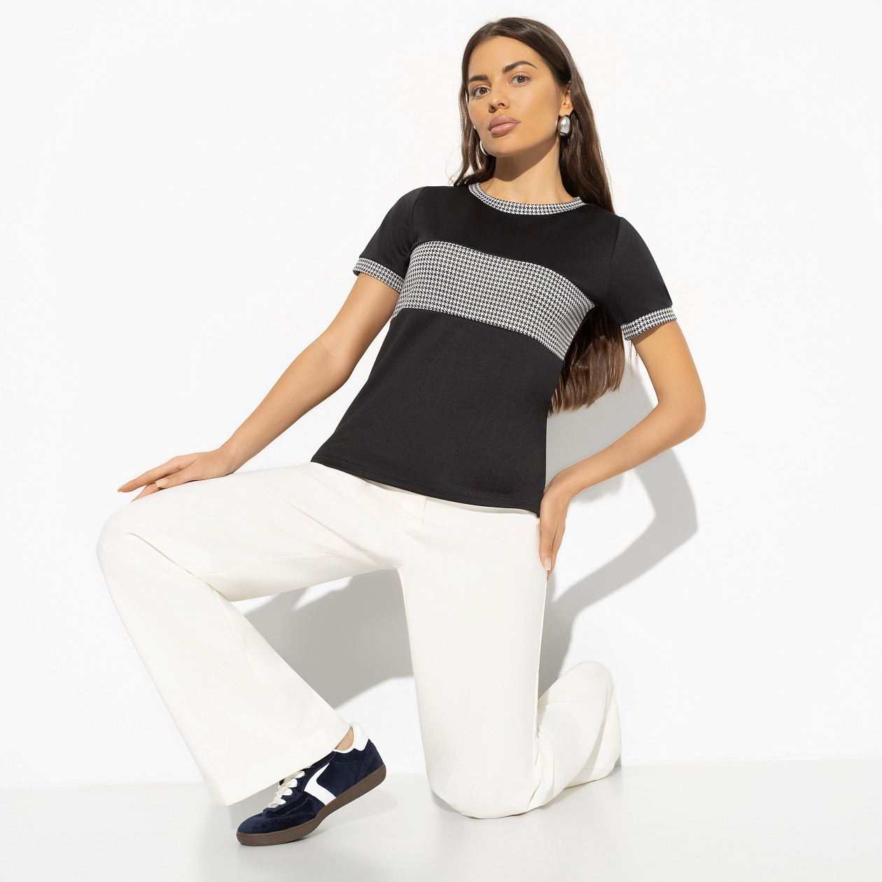 Футболка Неповторимая ты (new). Состав: 65% п/э, 30% вискоза, 5% стрейч