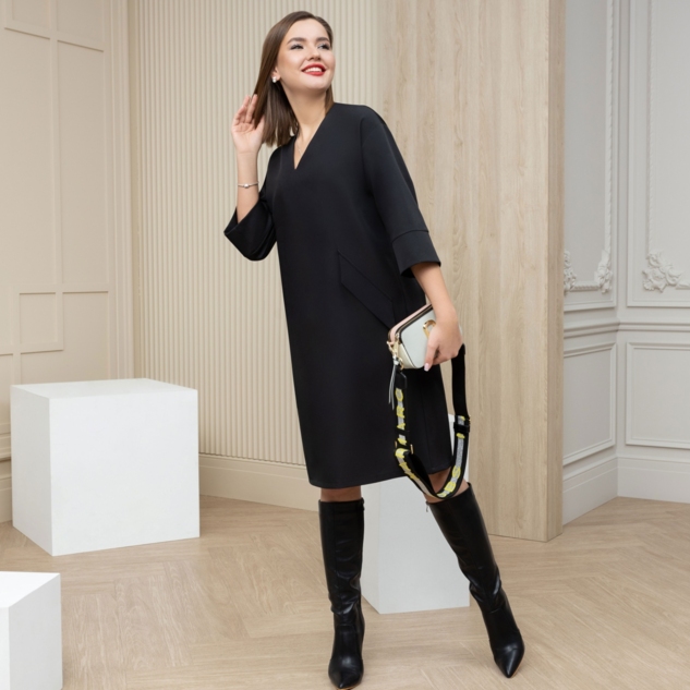 Платье Сладкий ноябрь (black) 