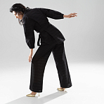 Брюки Роскошный момент (super black). Состав: 85% хлопок, 10% п/э, 5% спандекс