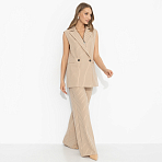 Брючный комплект Сценарий успеха (2 в 1, стильная). Состав: 30% лен, 50% полиэстер,  20% хлопок