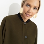 Бомбер Бунтарка (green). Состав: 60% полиэстер, 37% вискоза, 3% спандекс