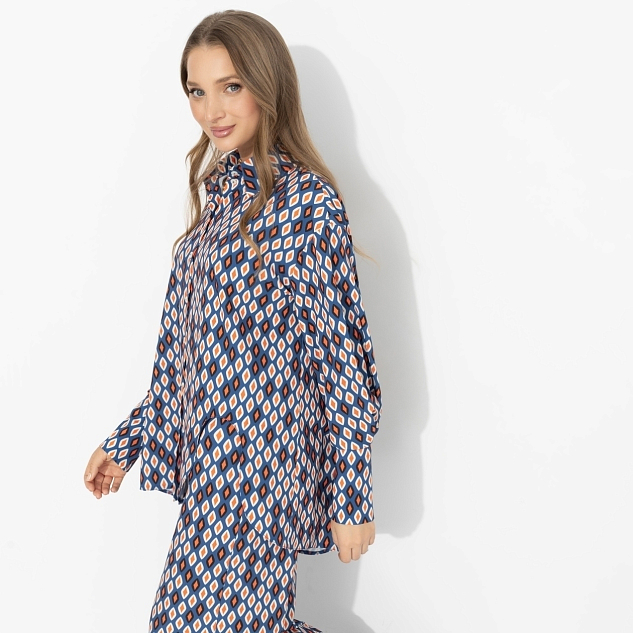 Брючный комплект Игра линий (контраст) 