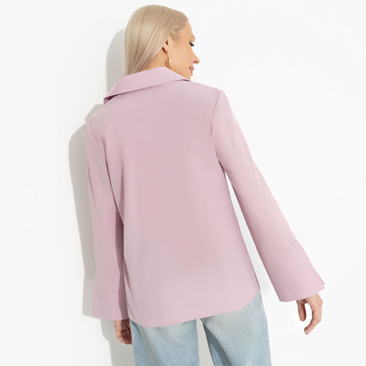 Блуза Амбассадор стиля (pink). Состав: 95% полиэстер, 5% эластан