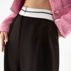 Брюки Стильная действительность. Состав: 60% п/э, 37% вискоза, 3% спандекс